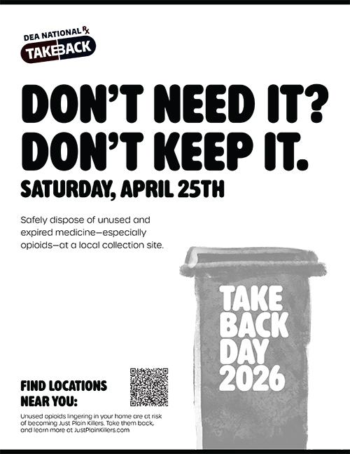 Take Back Day 2026 Flyer Black & White