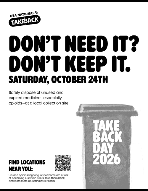 Take Back Day 2026 Flyer Black & White